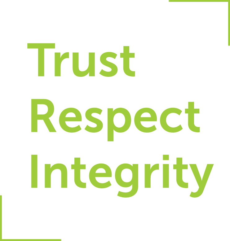Trust, Respect, Integrity