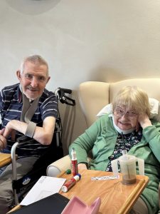 Residents playing bingo at Westcroft Nursing Home