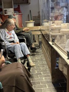 Residents during the visit to Gladstone Potteries Museum from Westcroft Nursing Home