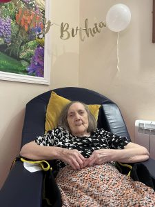 Birthday celebration of resident at Westcroft Nursing Home