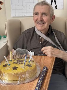 Resident at Westcroft Nursing Home- Birthday celebration