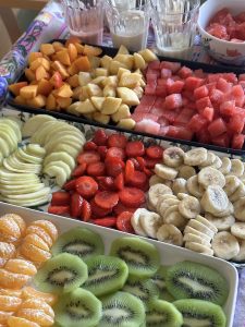 Fruit tasting day at Westcroft Nursing Home