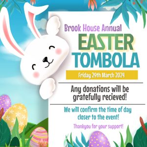 Easter Tombola Poster.