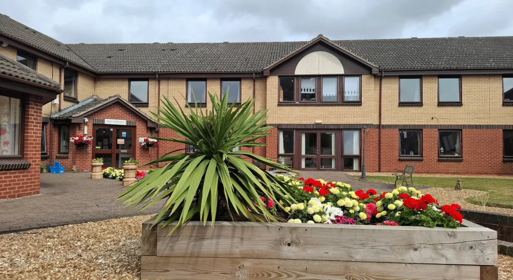 A photo of the front of the building of The Willows Care Home, in Shepshed 